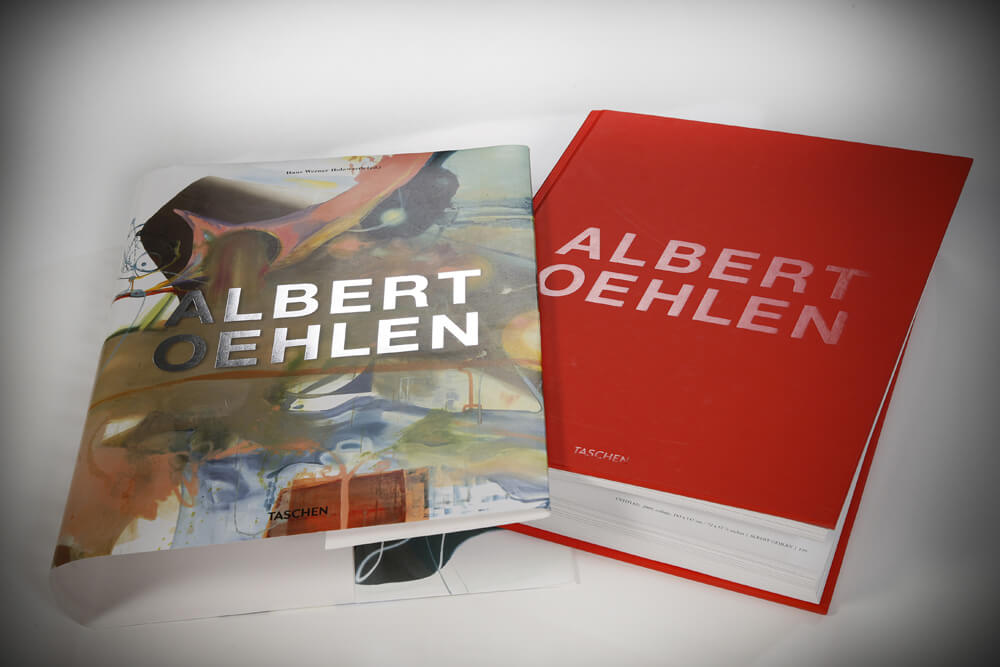 Albert Oehlen Hardcover Binding art book