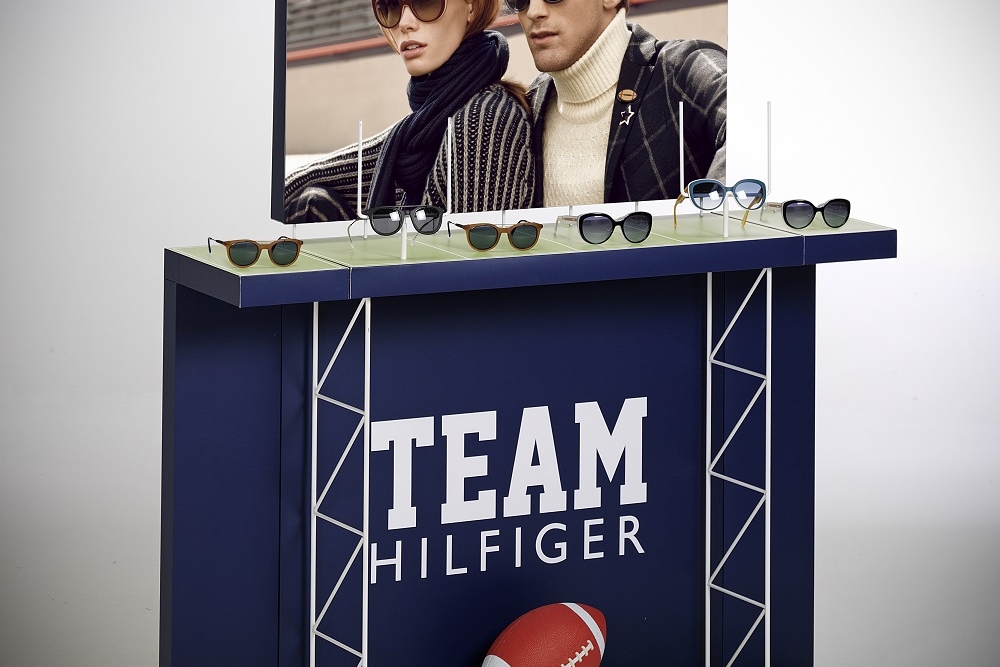 THF-Football-WindowBIG-01 high end sunglasses display